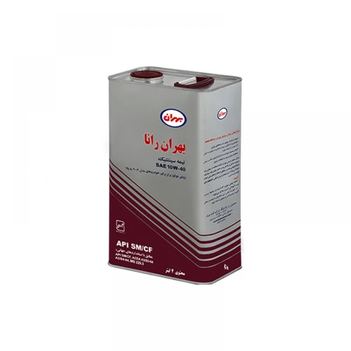 روغن موتور بهران رانا نیمه سینتتیک  10w40 چهار لیتری